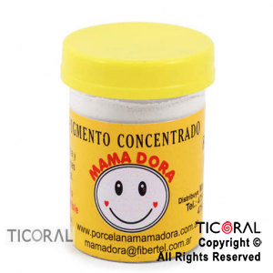 PIGMENTO CONCENTRADO P/PORCELANA FRIA BLANCO X 15GR X 1